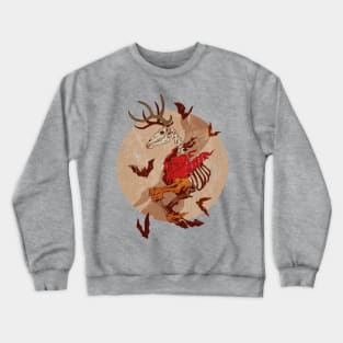 Halloween Deer Skeleton - Wendigo Crewneck Sweatshirt